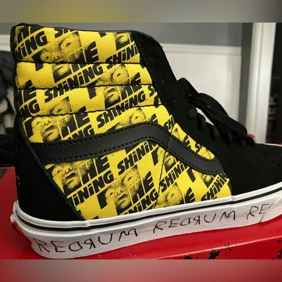 RARE Shoes Vans x House of Terror The Shining Sk8-Hi Horror Movie Sneakers NEW - Picture 6 of 16